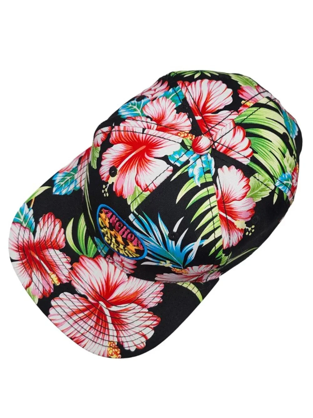 Anchor Bay California Hawaiian Hibiscus Floral Palm OTTO Snapback Hat Mendocino